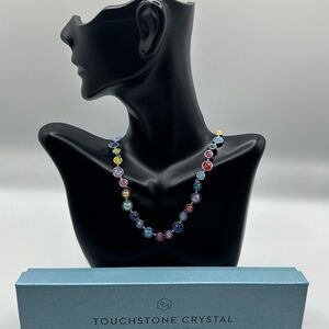 Touchstone Crystal Vibrant Multi-Color Necklace
